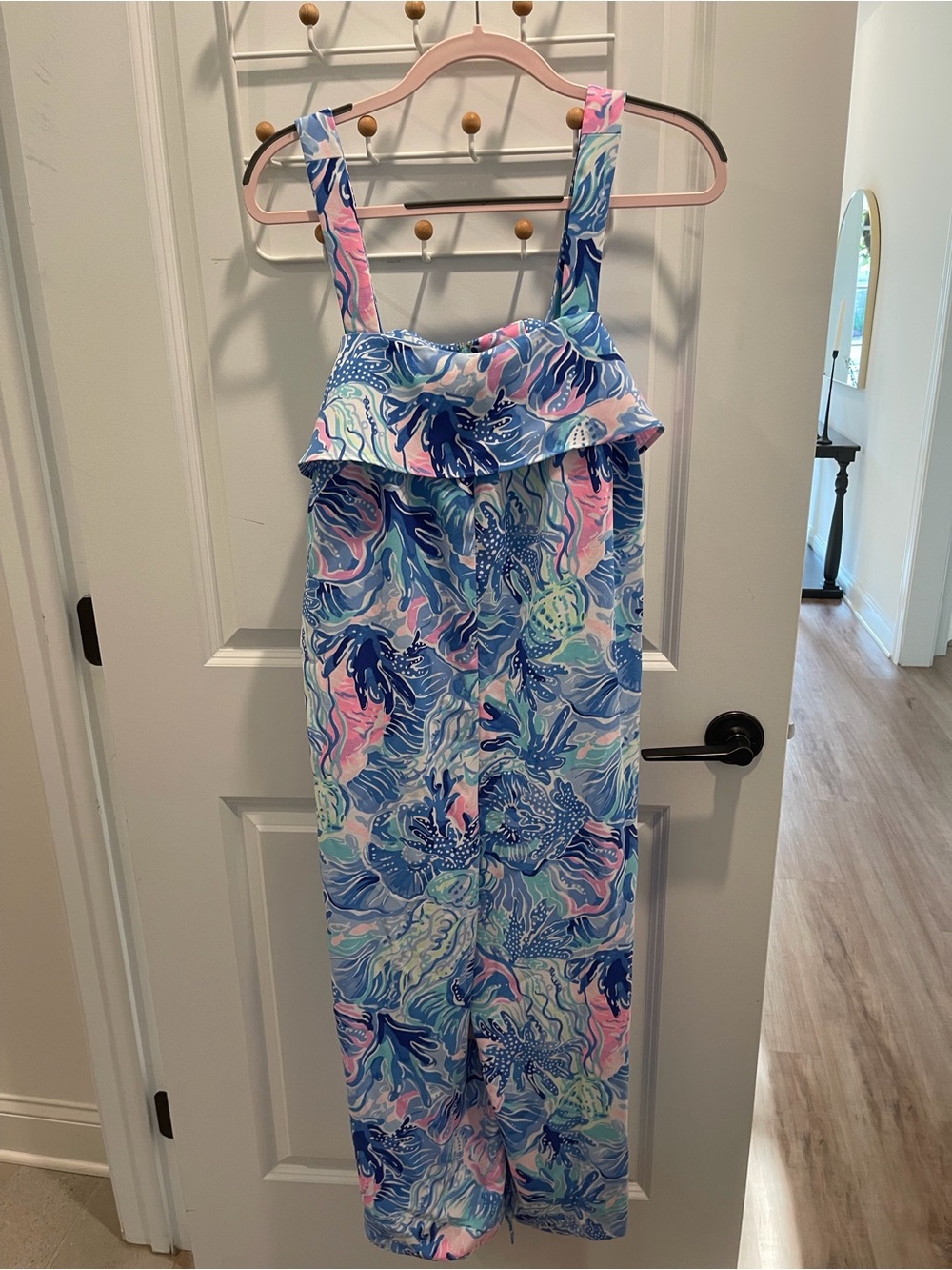 Lilly Pulitzer Blue, Pink & Green Jumpsuit